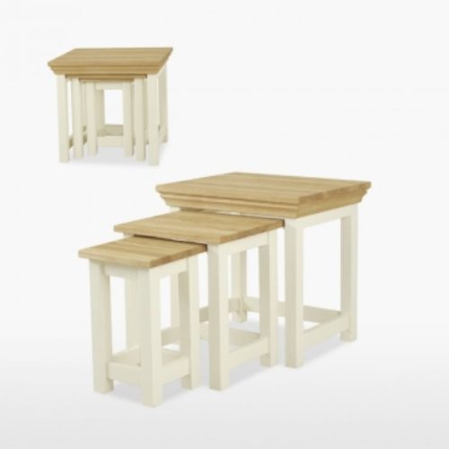 oak nest of tables