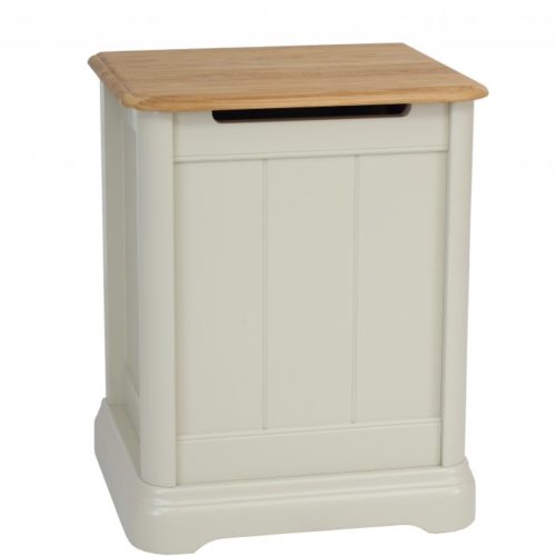 oak laundry box