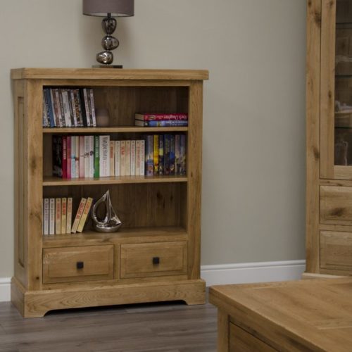 small oak bookcase