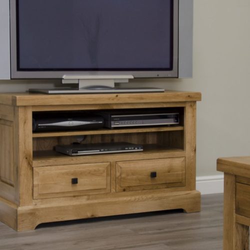 oak TV unit