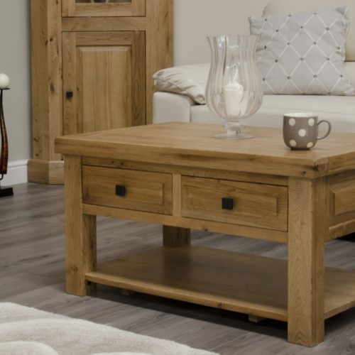 oak coffee table