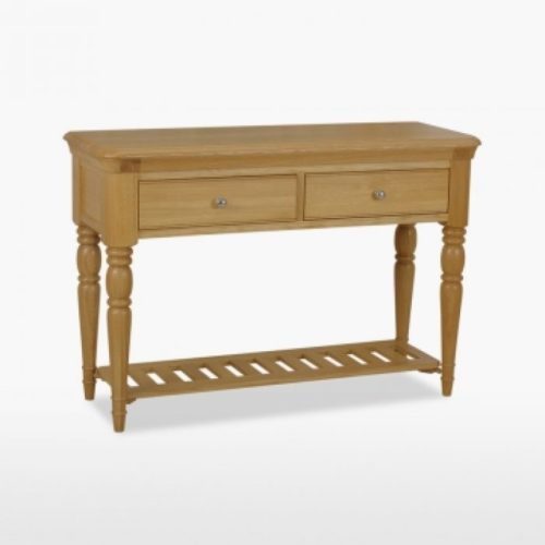 oak small hall table
