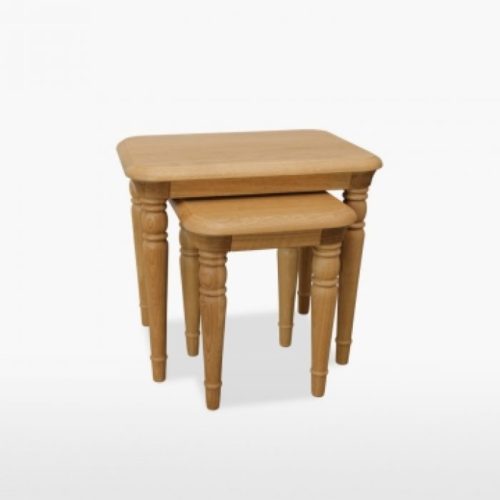 oak nest of tables