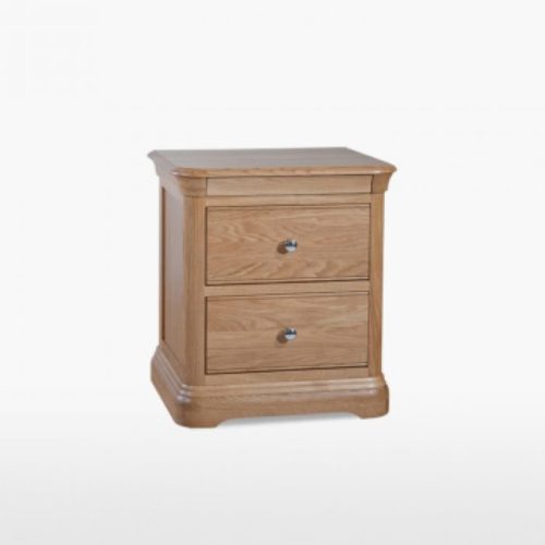 oak bedside table
