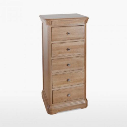 oak tall narrow chest