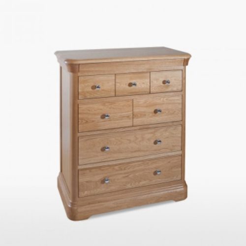 oak chest of drawers