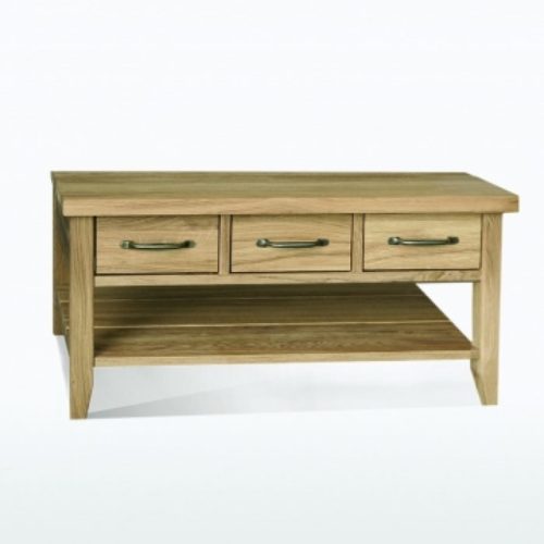 oak coffee table