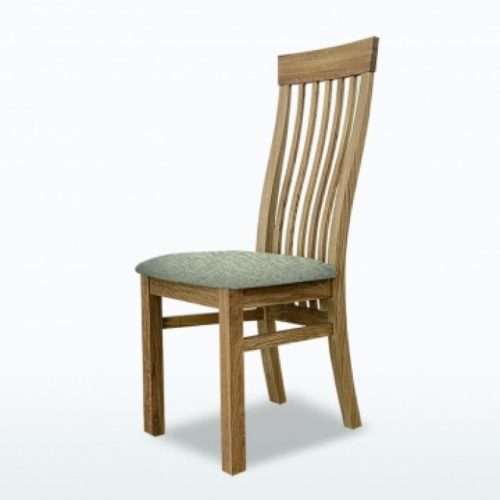 oak chair with soft seat