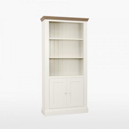 painted oak bookcase