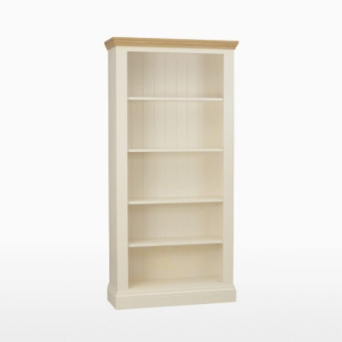 painted oak bookcase