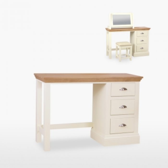 painted oak dressing table