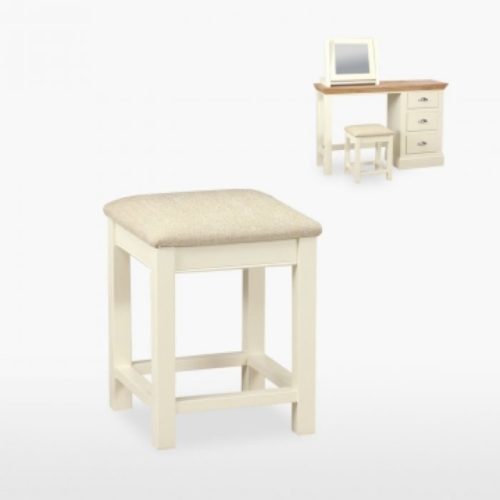 painted oak dressing stool