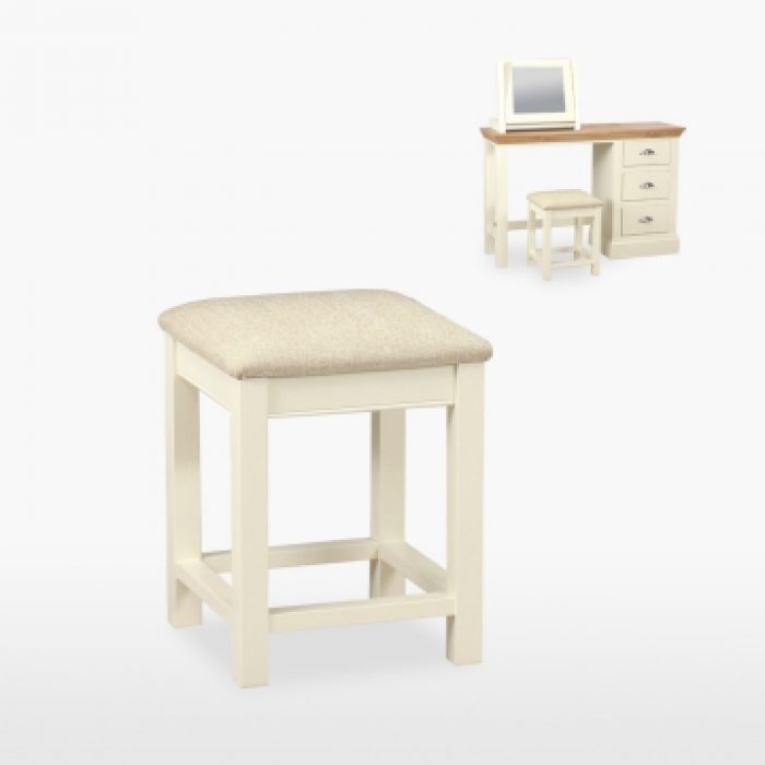 painted oak dressing stool