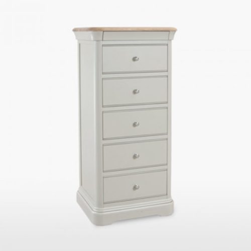 oak tall drawer chest