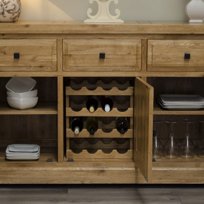 large oak sideboard
