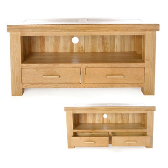 oak tv unit