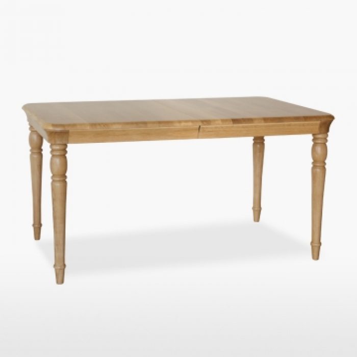 Oak extending dining table