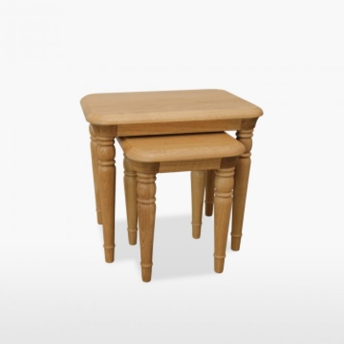 oak nest of tables