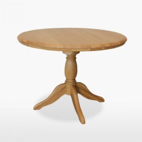 Oak extending dining table