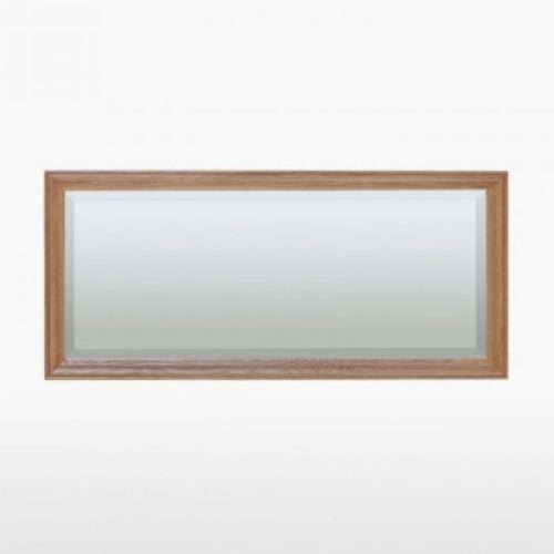 oak framed mirror