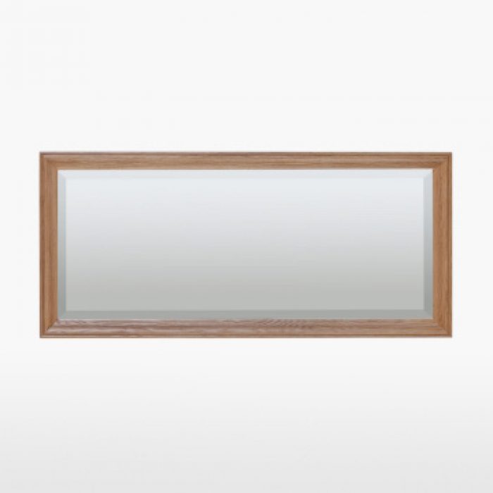 oak framed mirror