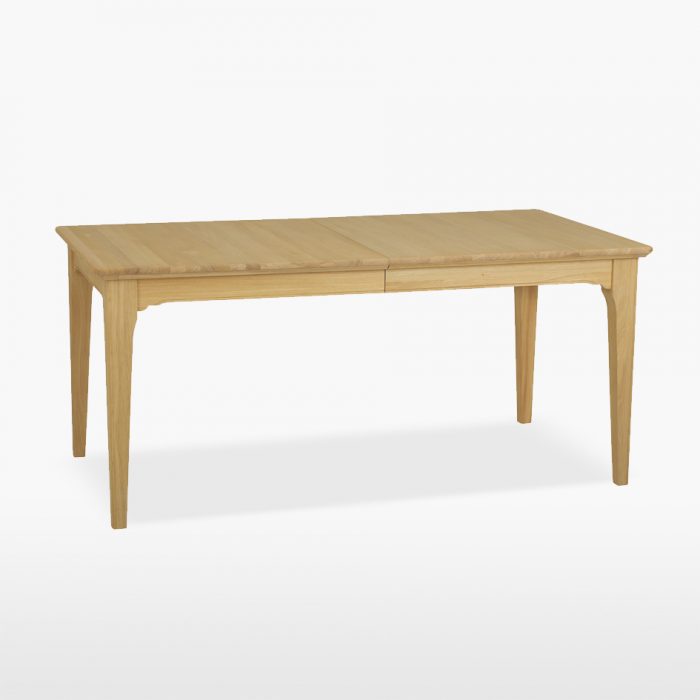 Oak extending dining table