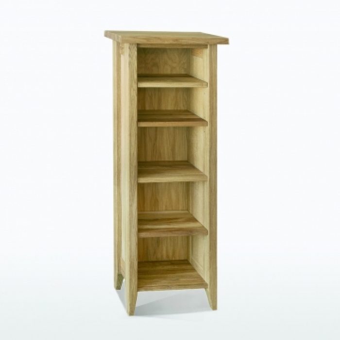 CD DVD Oak storage tower