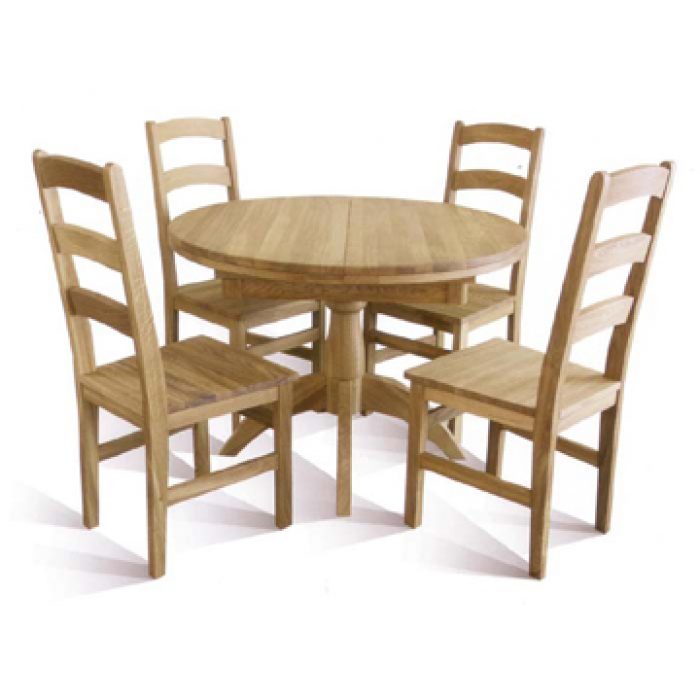 oak dining table and chairs