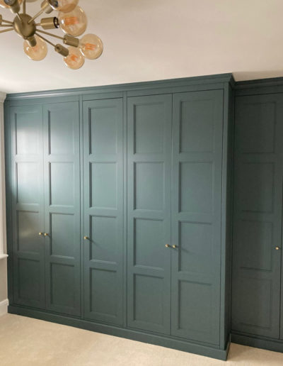 fitted oak wardrobe