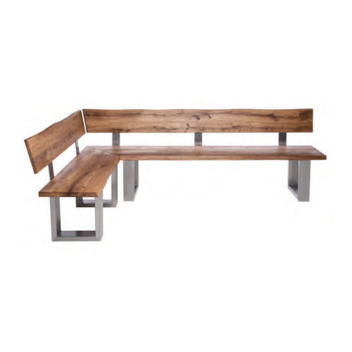 oak corner bench seating