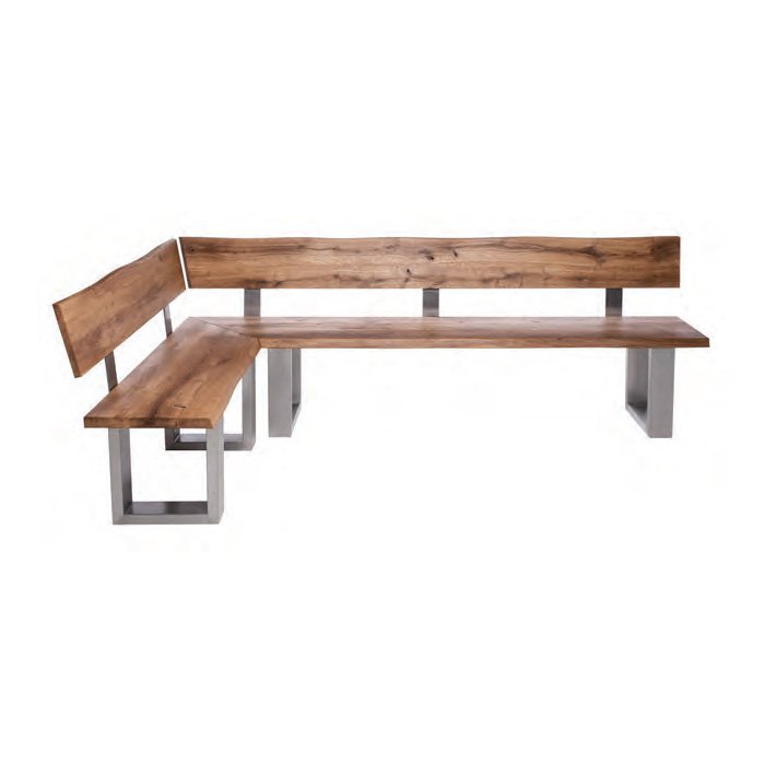 oak corner bench seating