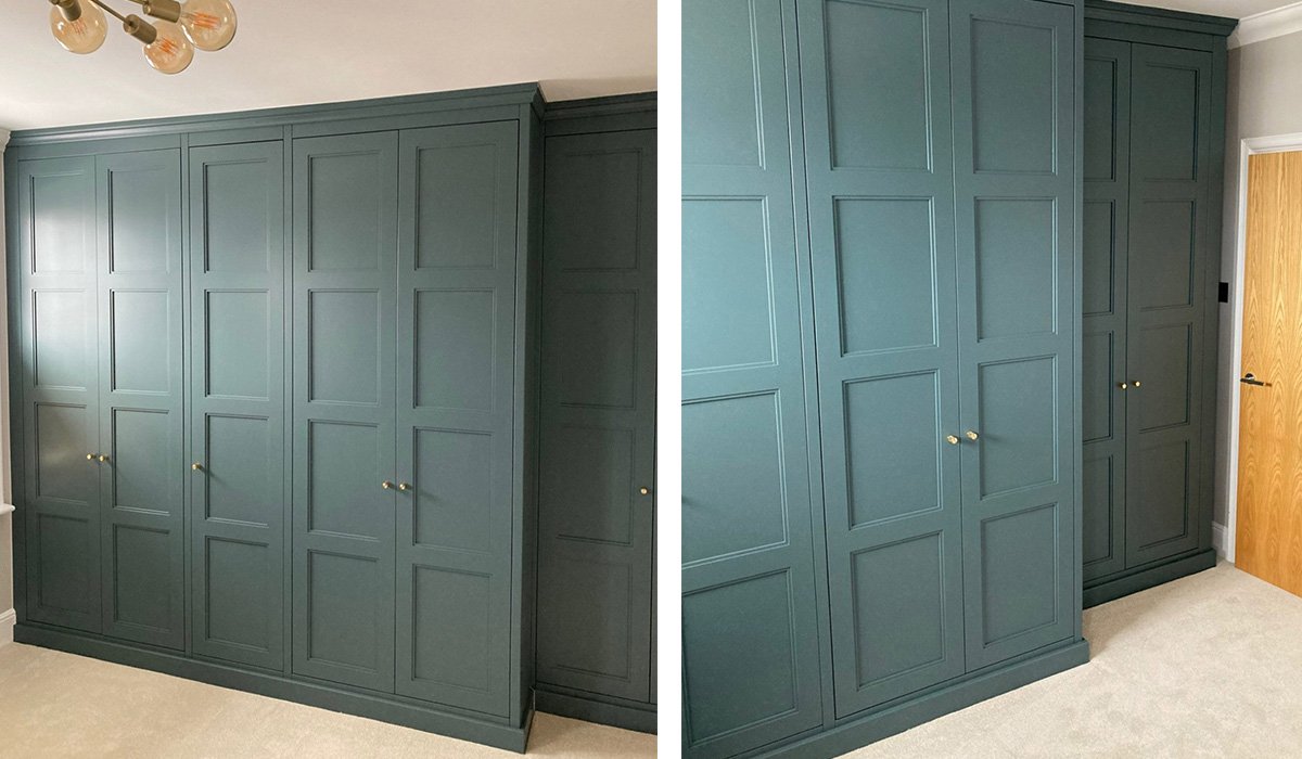 Shaker style wardrobes