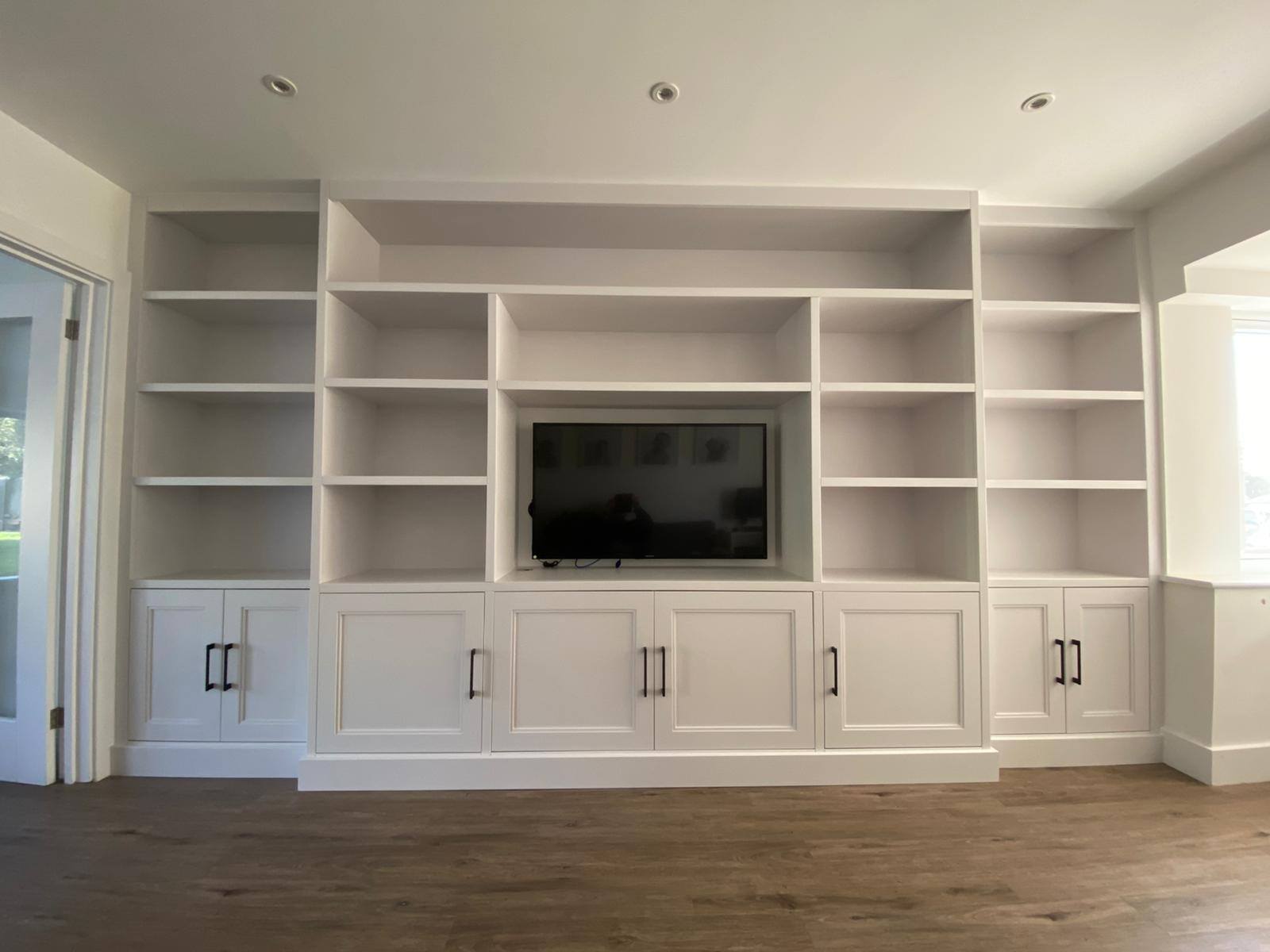 Oak TV display unit