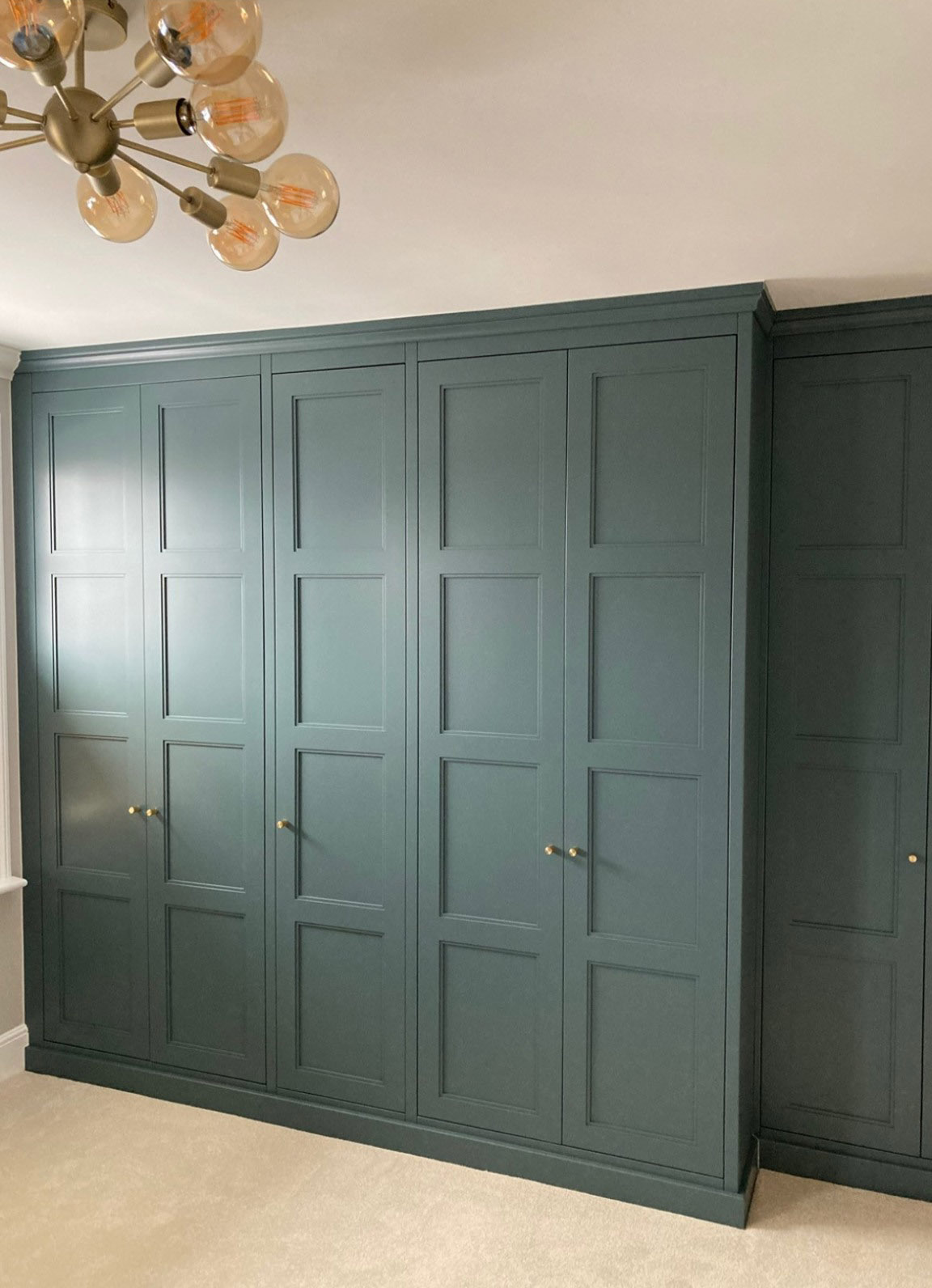 fitted oak wardrobe