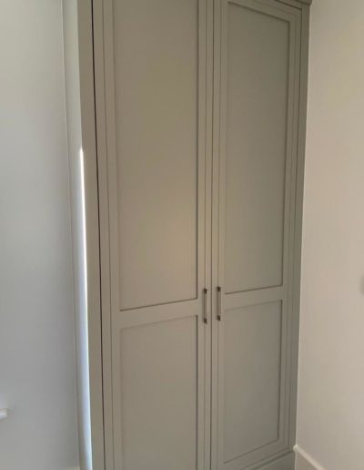 Fitted Double Wardrobe. Finished in Morning Dew