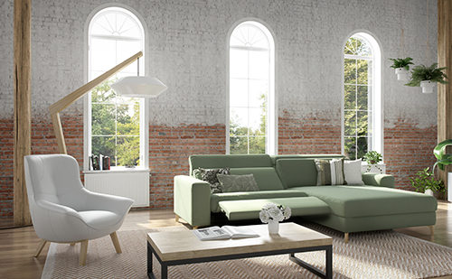 Colorado Sofa in Nevio Sage