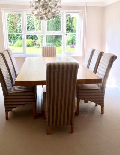 Solid Oak Table & Pedestal