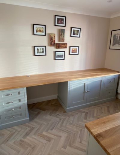 Bespoke study desk by Priest Brothers Chelmsford