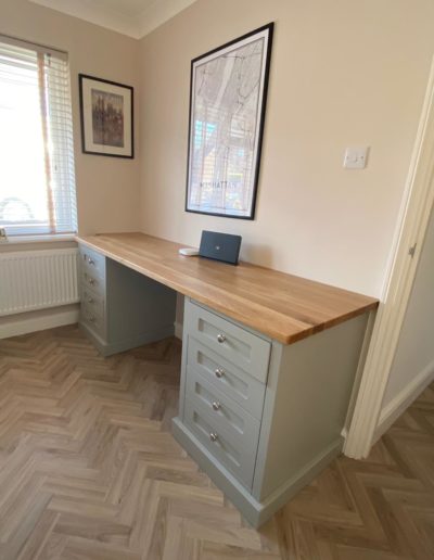 Bespoke study desk by Priest Brothers Chelmsford