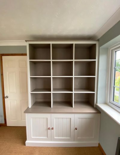 Bespoke study storage unit by Priest Brothers Chelmsford