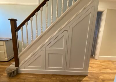 hall storage system front view
