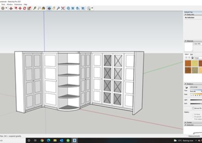Walk-in wardrobe design