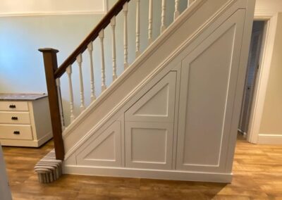 Bespoke under stairs storage cupboard