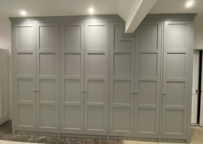 bespoke panelled wardrobe