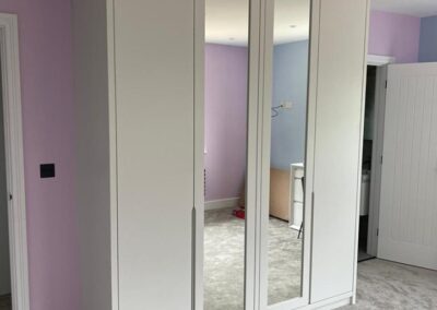 daughters handle less wardrobe with centre mirror
