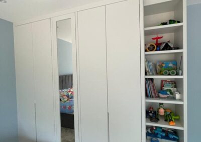 sons handle less wardrobe with centre mirror