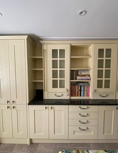 Bespoke kitchen unit colour matched to customers existing kitchen