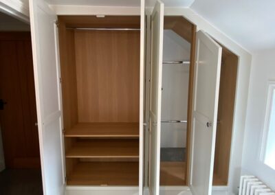 Bespoke wardrobe oak internals