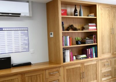 business office desk and storage