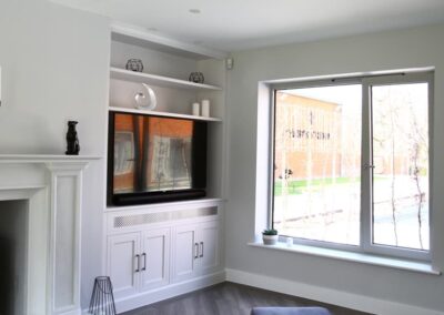 custom built alcove unit